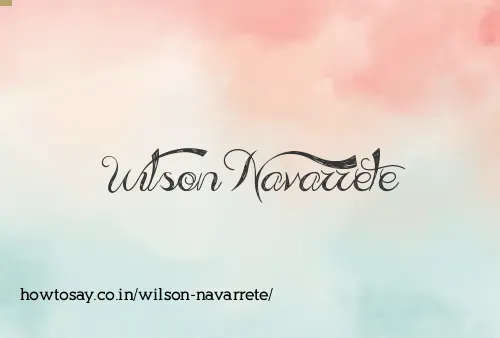 Wilson Navarrete