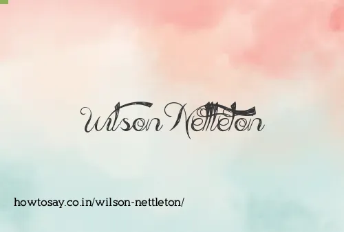 Wilson Nettleton