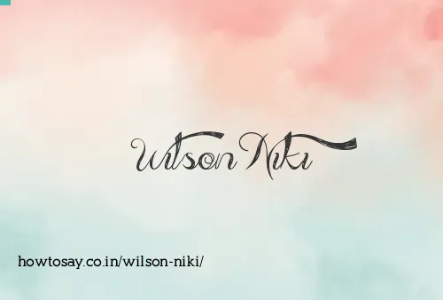 Wilson Niki