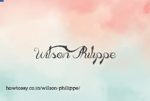 Wilson Philippe