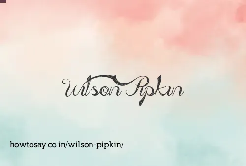 Wilson Pipkin