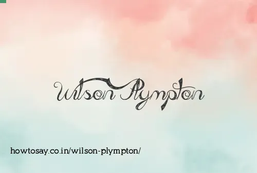 Wilson Plympton