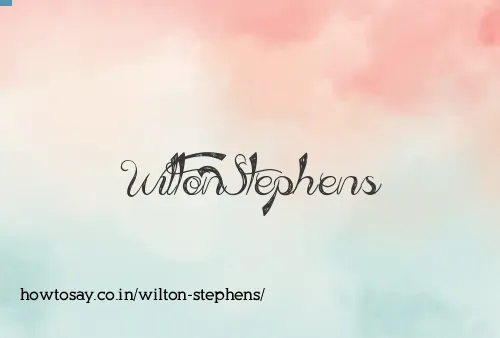 Wilton Stephens