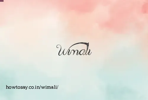 Wimali