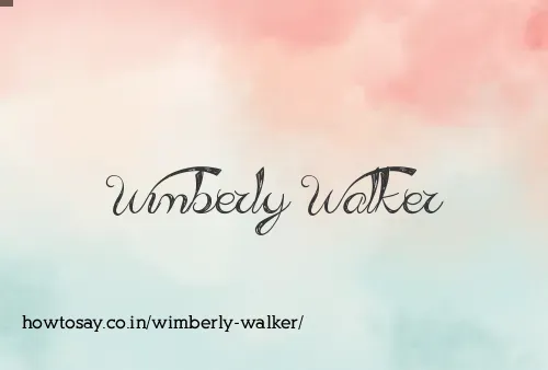Wimberly Walker