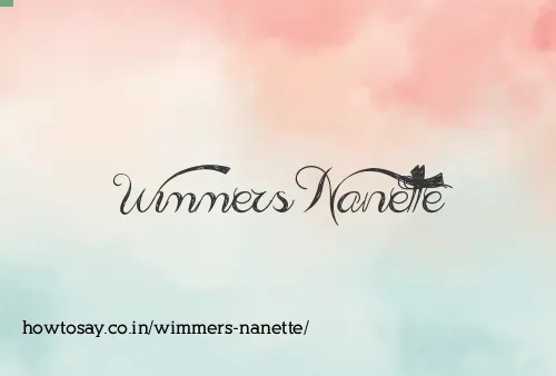 Wimmers Nanette