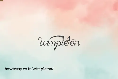 Wimpleton