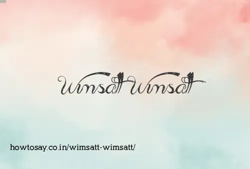 Wimsatt Wimsatt