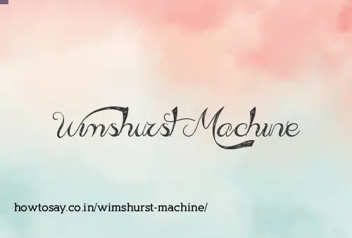 Wimshurst Machine