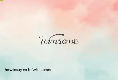 Wimsome