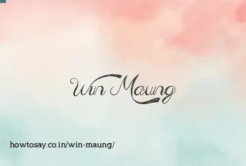 Win Maung