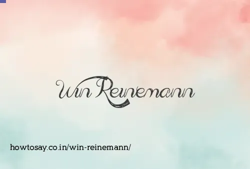 Win Reinemann