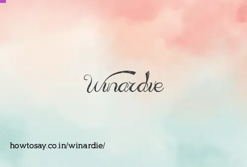 Winardie