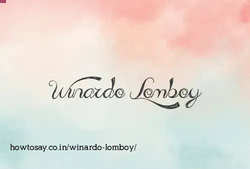 Winardo Lomboy