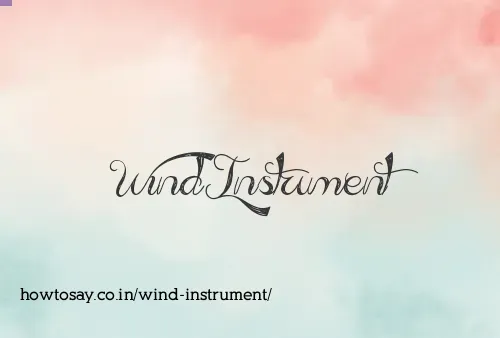 Wind Instrument