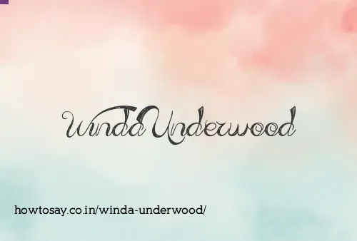 Winda Underwood