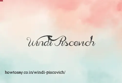 Windi Piscovich