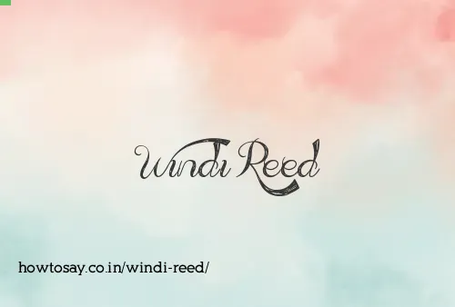 Windi Reed