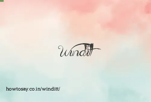 Winditt