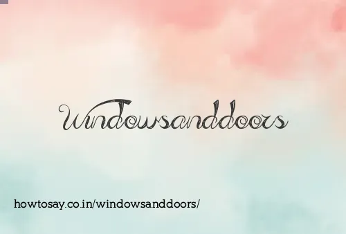 Windowsanddoors