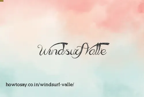 Windsurf Valle