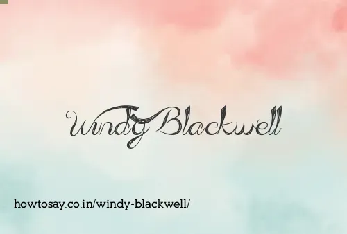 Windy Blackwell