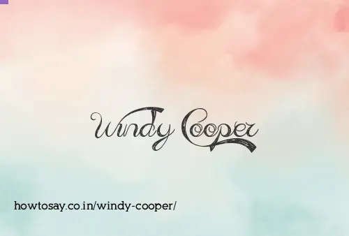 Windy Cooper