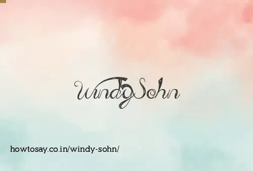Windy Sohn
