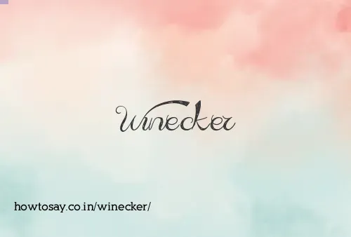 Winecker