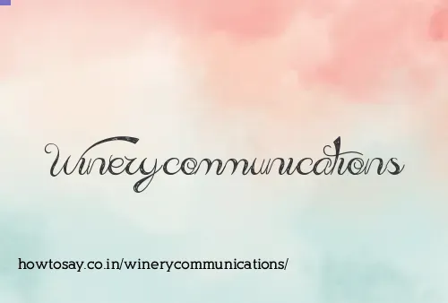 Winerycommunications