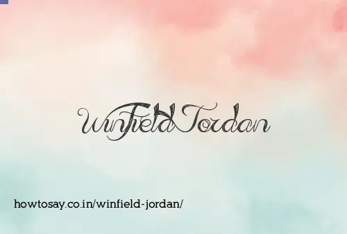 Winfield Jordan