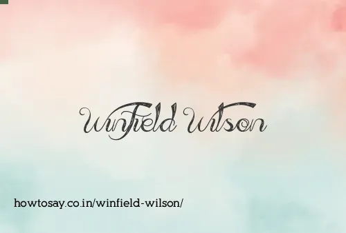 Winfield Wilson