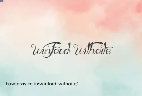 Winford Wilhoite