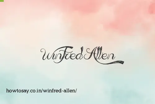 Winfred Allen