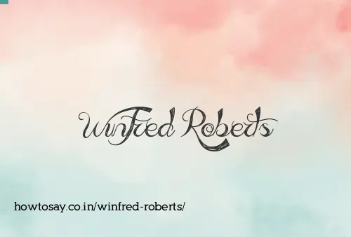 Winfred Roberts