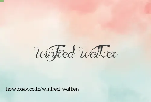 Winfred Walker
