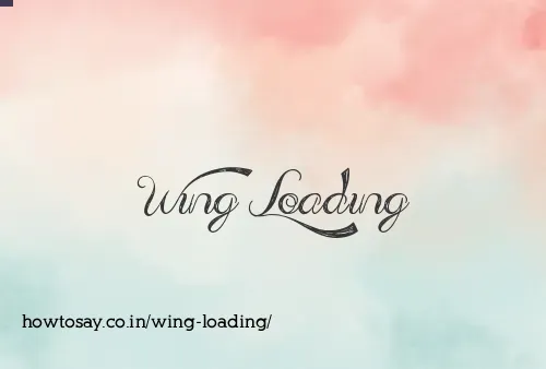Wing Loading