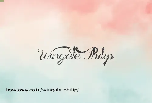 Wingate Philip