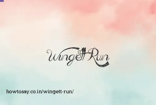Wingett Run