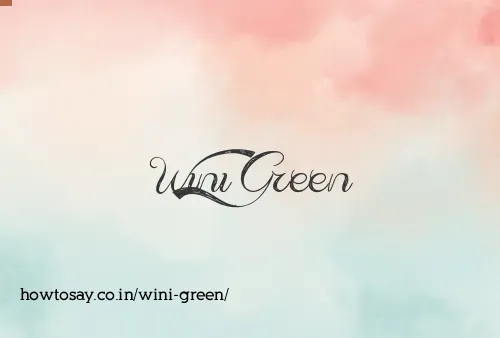 Wini Green