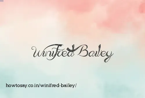 Winifred Bailey