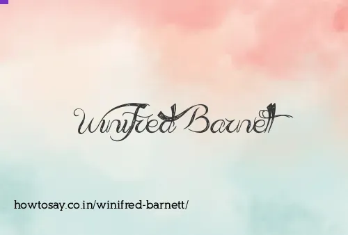 Winifred Barnett