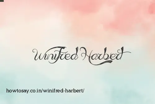 Winifred Harbert