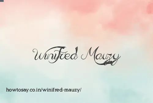 Winifred Mauzy