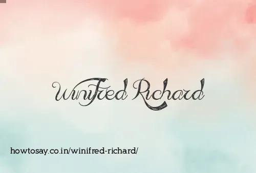 Winifred Richard
