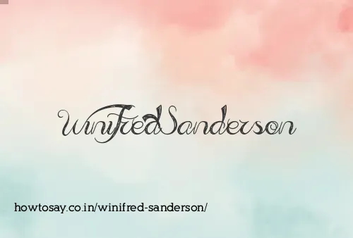 Winifred Sanderson