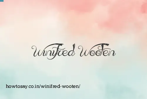 Winifred Wooten