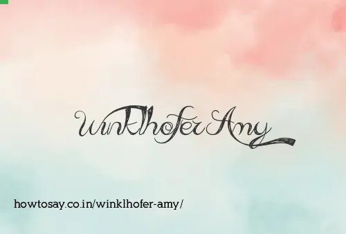 Winklhofer Amy