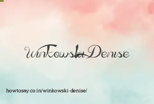 Winkowski Denise