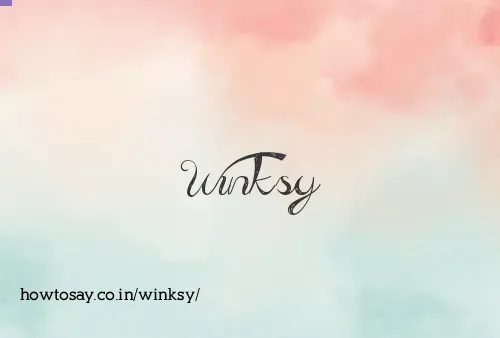 Winksy